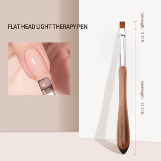 Nawoelite เล็บ หัวแปรง สีเพ้นท์ tool แปรงทาเล็บอะคริลิก 12 ชิ้น เครื่องมือทำเล็บมัลติฟังก์ชั่น เครื่องมือทำเล็บมืออาชีพ