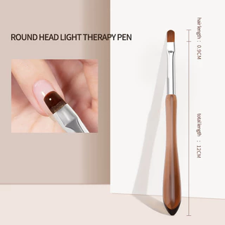 Nawoelite เล็บ หัวแปรง สีเพ้นท์ tool แปรงทาเล็บอะคริลิก 12 ชิ้น เครื่องมือทำเล็บมัลติฟังก์ชั่น เครื่องมือทำเล็บมืออาชีพ