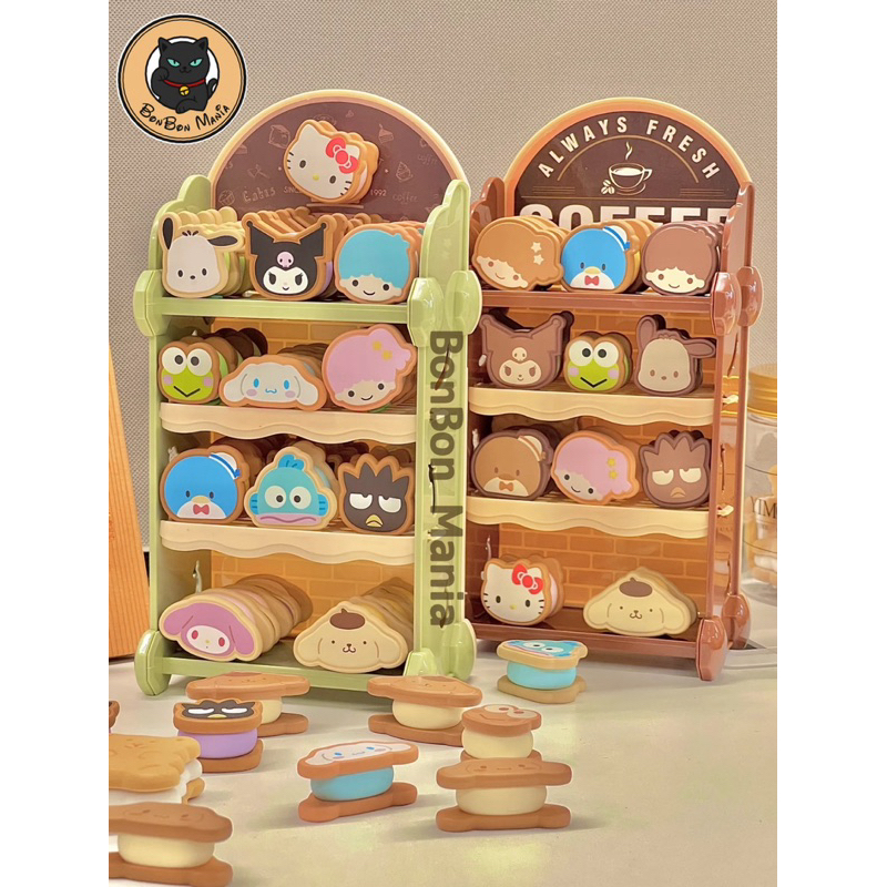 [แบ่งขาย-เลือกตัวได้]🍪Sanrio Characters Sandwich Biscuits series blind box set