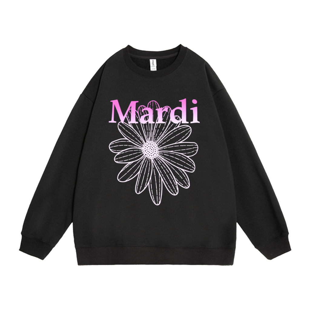 เสื้อ Mardi Mercredi Sweat เสื้อแขนยาว Mardi ทรงเกาหลี