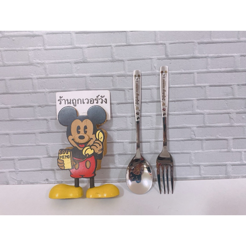 ช้อนส้อมสแตนเลสมิกกี้เมาส์ - รูปที่ 3