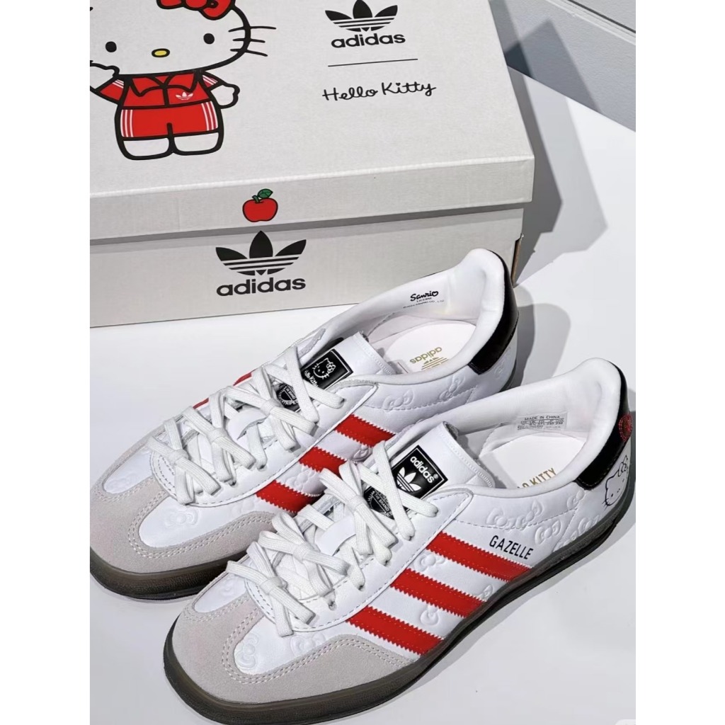Hello Kitty/Hello Kitty xadidas originals GAZELLE Fashionable and versatile Anti-slip shock absorpti