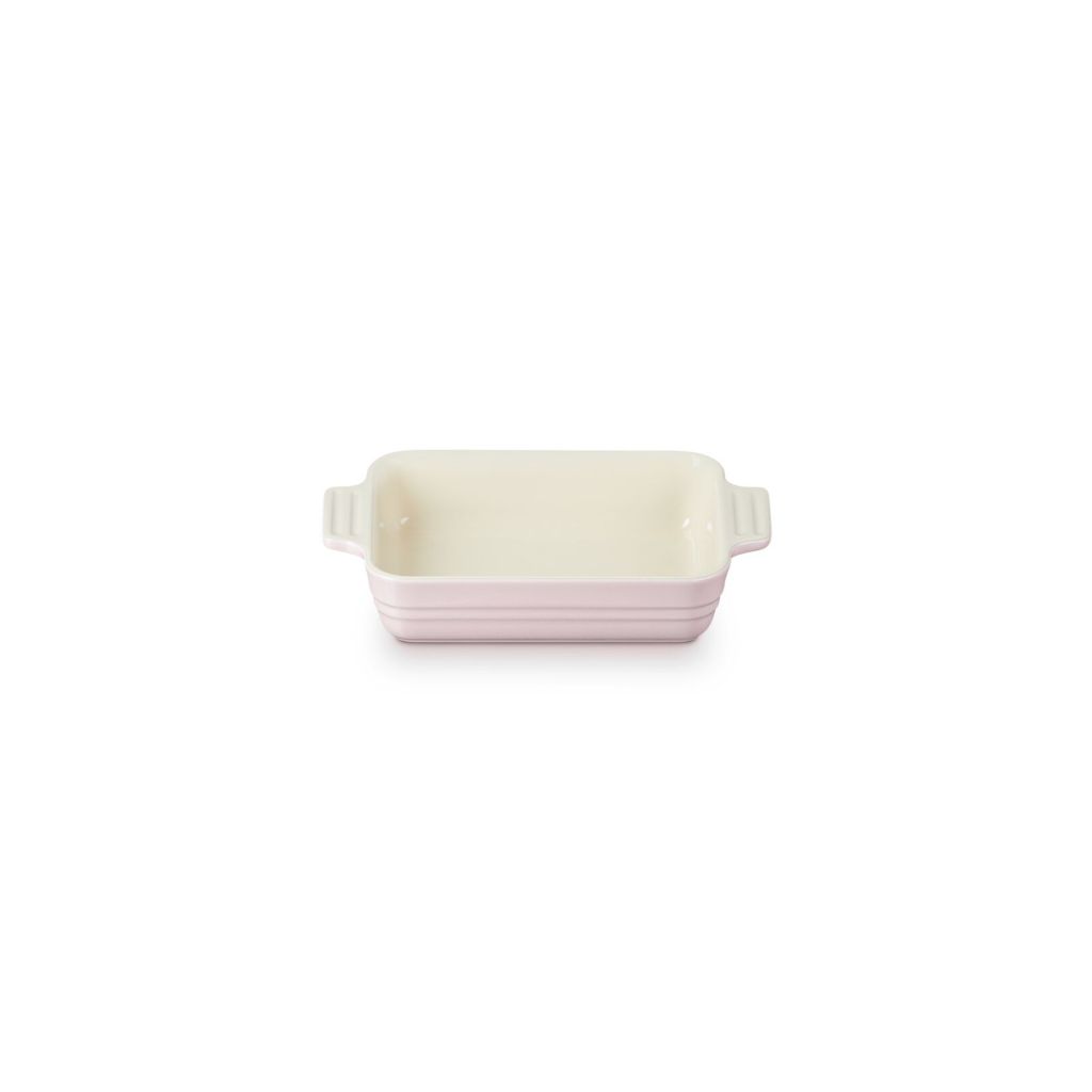 ถาดสำหรับทำขนม ขนาด 18cm สีชมพู เกรดB Classic 18cm Rectangular Dish Chiffon Pink -Bulk (B-Grade)