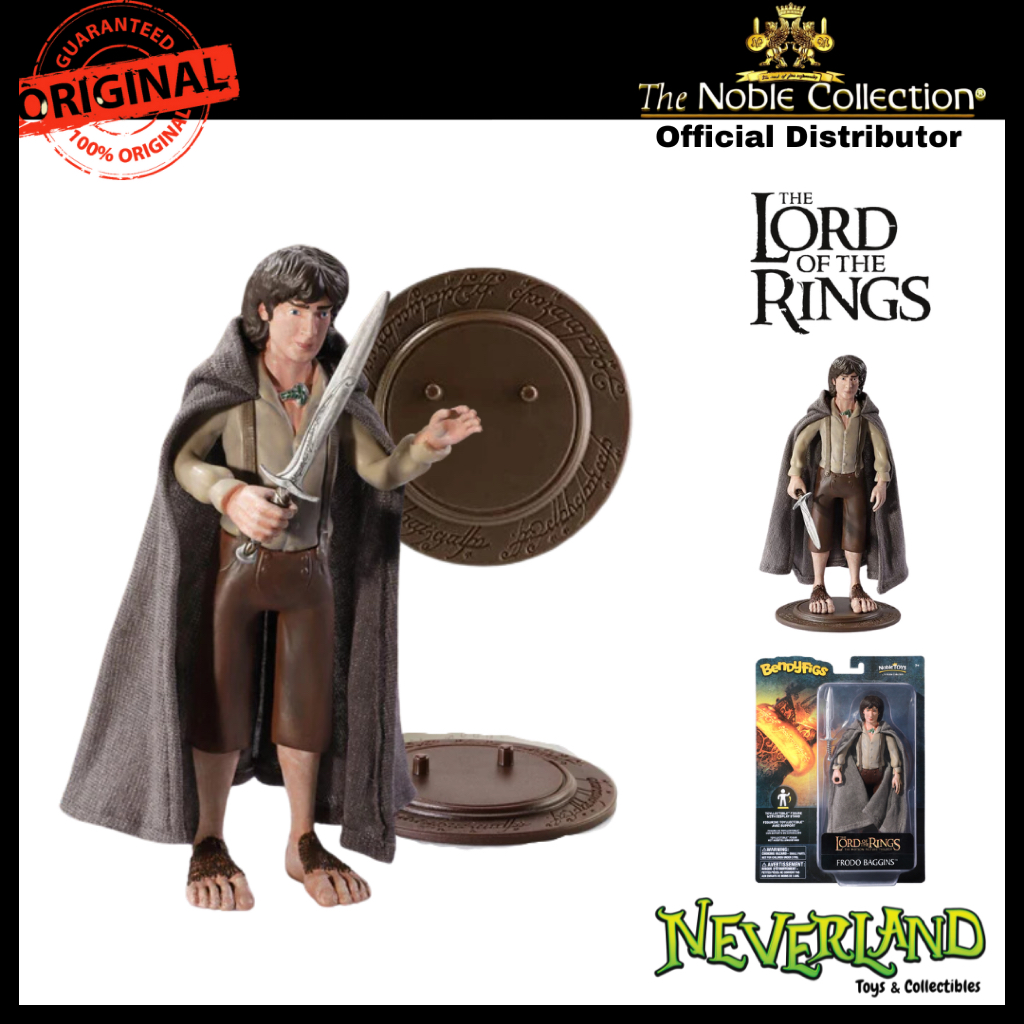 Lord of the Rings Frodo Baggins Bendyfig Action Figure Noble Collection