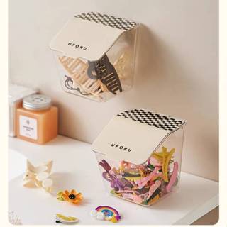 UFORU ที่ใส่ของอเนกประสงค์ ขนาดเล็ก แบบติดผนัง/ตั้งโต๊ะ ช่วย…