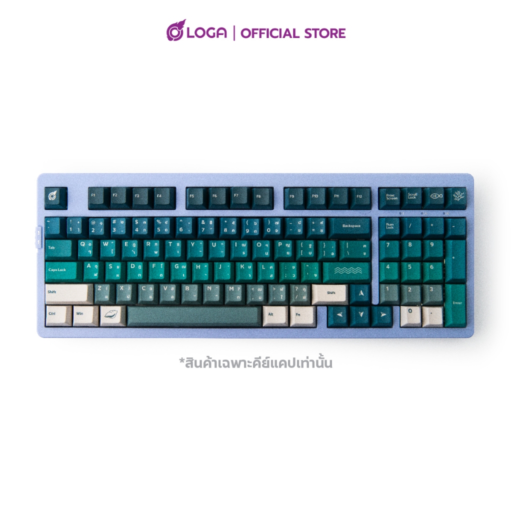 LOGA Keycap Set 2024-2025 Collection : สินค้าเป็นคีย์แคปชุดไม่ใช่คีย์บอร์ด