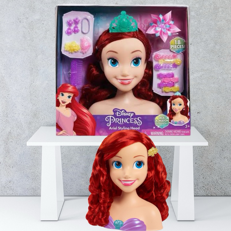 Disney Princess Basic Ariel Styling Head 18 pieces