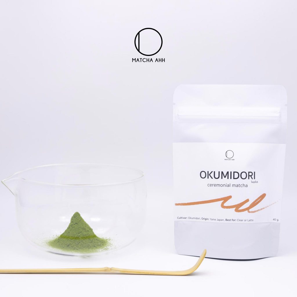 Okumidori | ผงมัทฉะพรีเมี่ยม เกรดพิธีชงชาแท้จากญี่ปุ่น 40g | Matcha Powder รสชาติดี Gold Award 2023