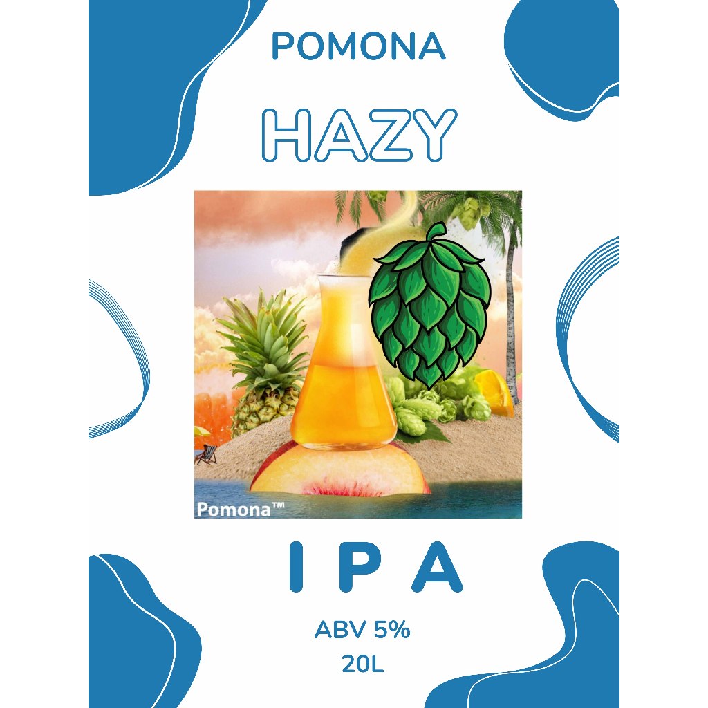 ชุดทำเบียร์ 20L POMONA HAZY IPA 5%
