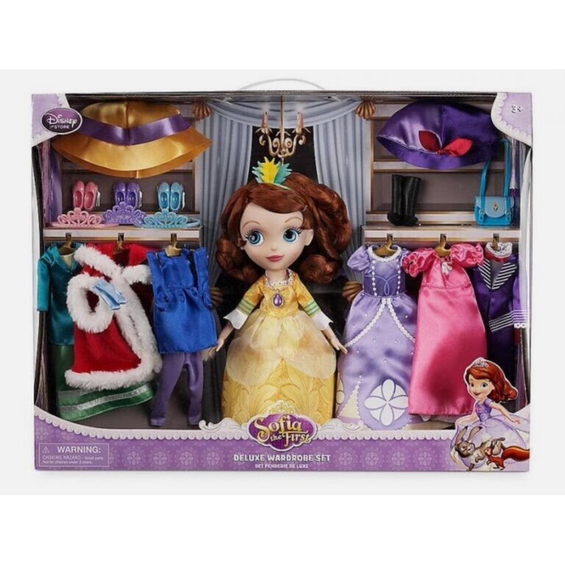 เช็ตของเล่นตุ๊กตาเจ้าหญิงโซเฟีย Sofia the First Deluxe Wardrobe Set ของแท้จาก US Disney Store