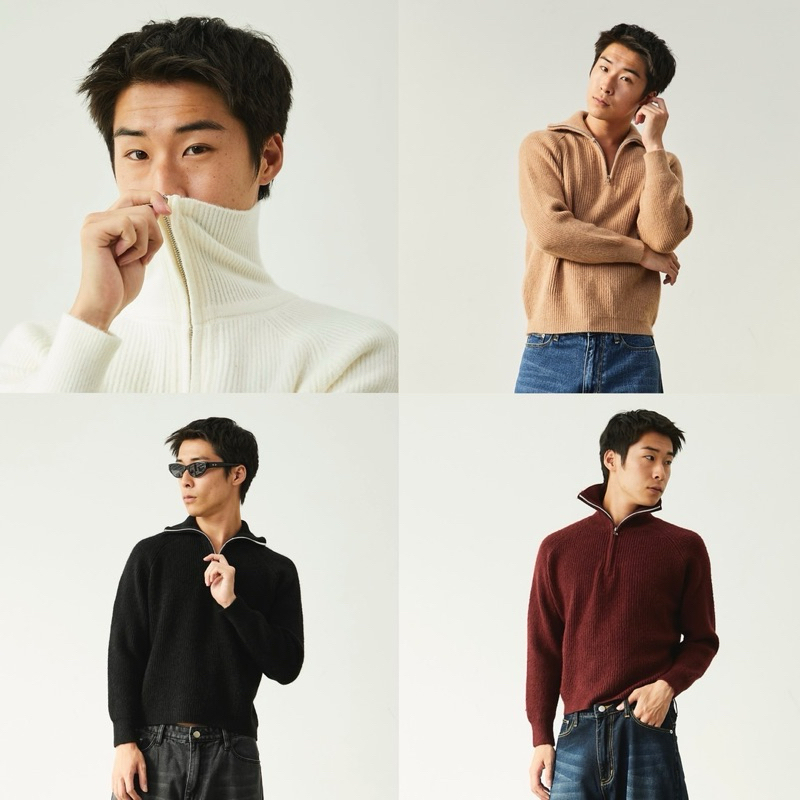 เสื้อแขนยาวไหมพรม FREEMARKET รุ่น Rally knit