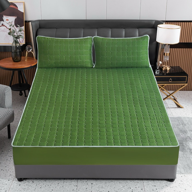 ผ้าปูที่นอนเสริมใยนุ่ม(เนื้อผ้า3ชั้น) หนานุ่ม มีลายให้เลือกหลากหลาย - รูปที่ 7