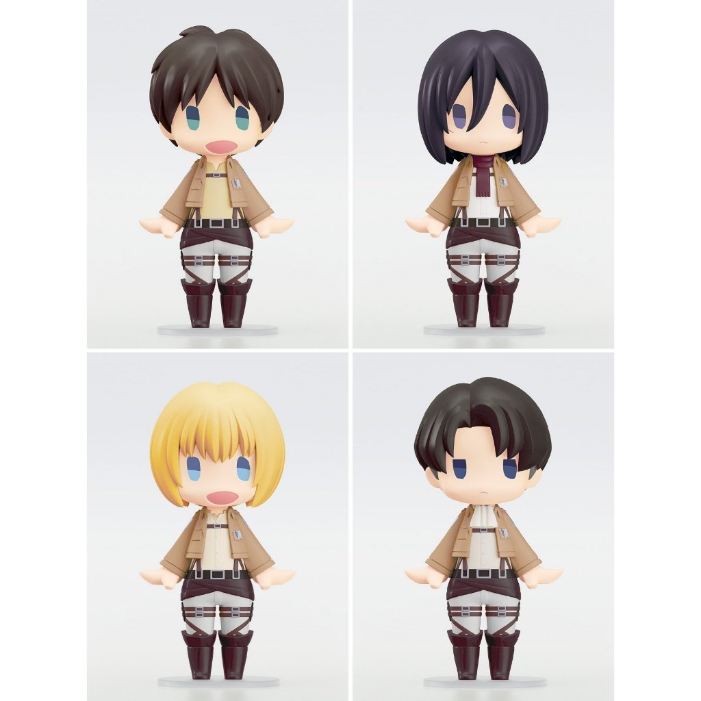 (🔴PRE-ORDER) HELLO! GOOD SMILE Attack on Titan Levi & Eren & Mikasa & Armin Posable Figure ของแท้ 💯