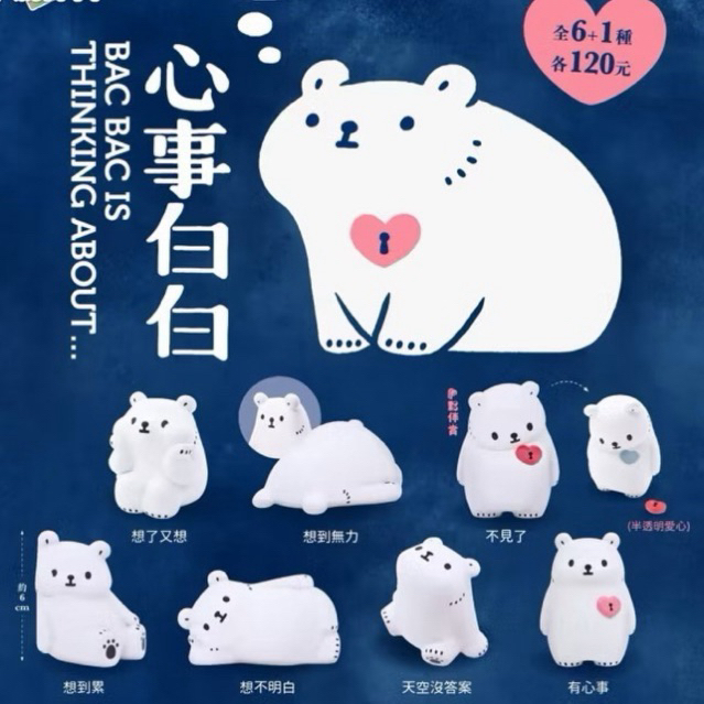 ( กดสั่งใน Live ลด 100 🐻‍❄️❄️ ) พร้อมส่ง : Bac Bac’s Diary : Bac Bac is Thinking About ?