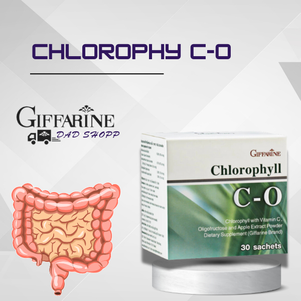 กิฟฟารีน คลอโรฟิลล์ ซี-โอ Chlorophyll C-O ล้างสารพิษในลำไส้ ต้านอนุมูลอิสระ ระงับกลิ่นตัว