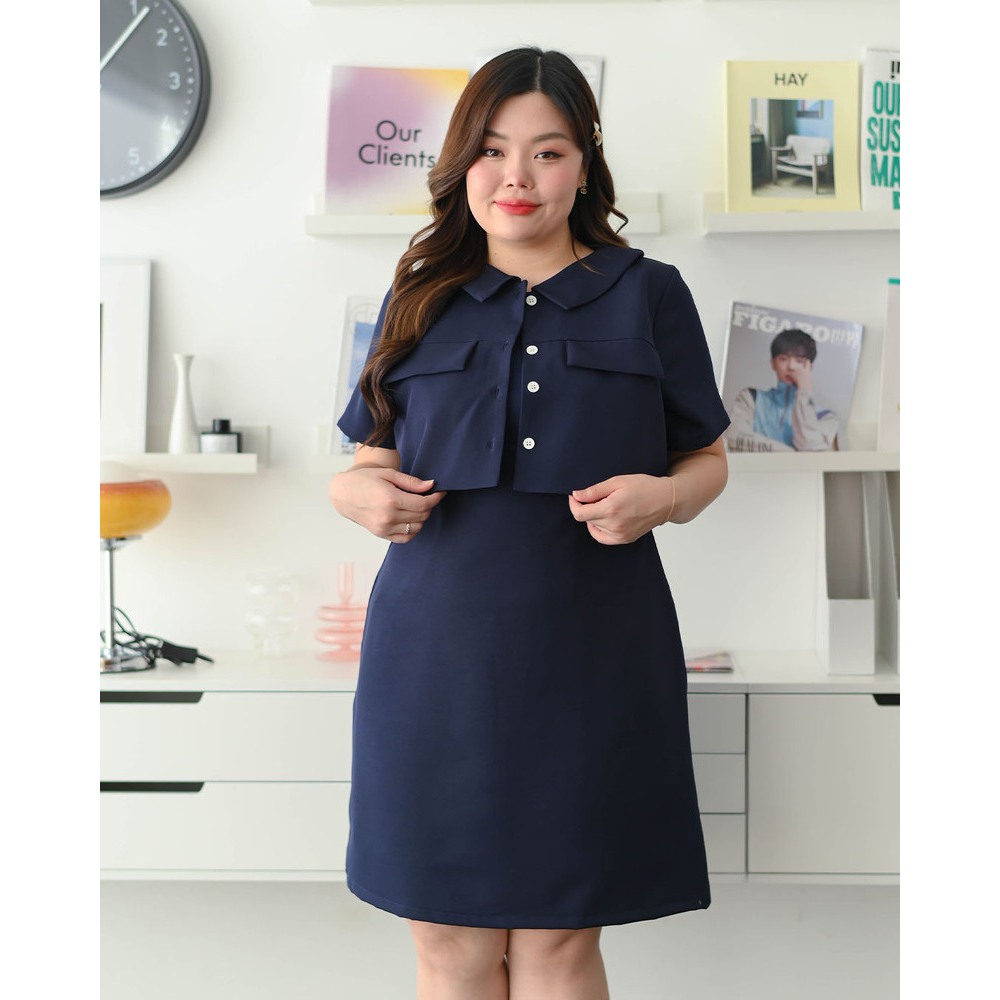 (XL-3XL) CRAYONBRAND - ชุดเดรส รุ่น Pimmy dress