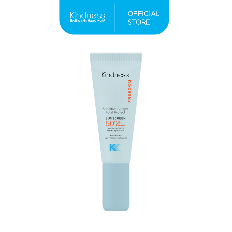 ขนาดทดลอง Kindness Freedom Sensitive Airlight Total Protect Sunscreen SPF 50+ PA++++ 7 ml กันแดดสูตรกันน้ำกันเหงื่อ