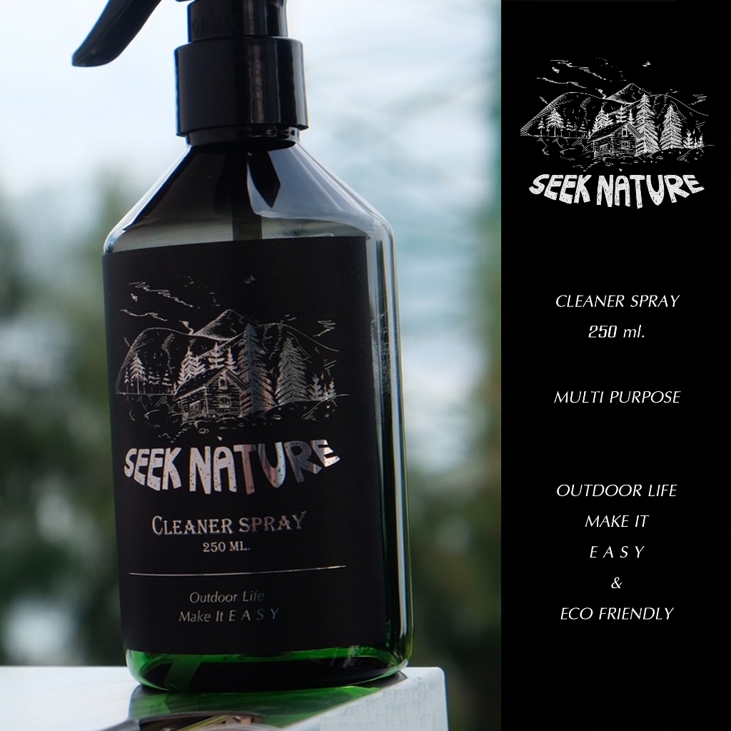 [พร้อมส่ง] น้ำยาทำความสะอาดอเนกประสงค์ CAMPING CLEANER SPRAY - SEEK NATURE