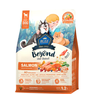 [สินค้าขายดี] Buzz Beyond - อาหารสุนัข บัซซ์ บียอนด์ กลูเตนฟรี สำหรับสุนัขโต ทุกสายพันธุ์ x 1-1.2 kg