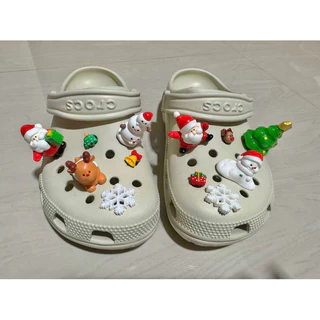 ตัวติดรองเท้า🎄🎃 ตัวติดลายคริสต์มาสจิ๋ว ฮาโลวีน (จิ๋วมาก)