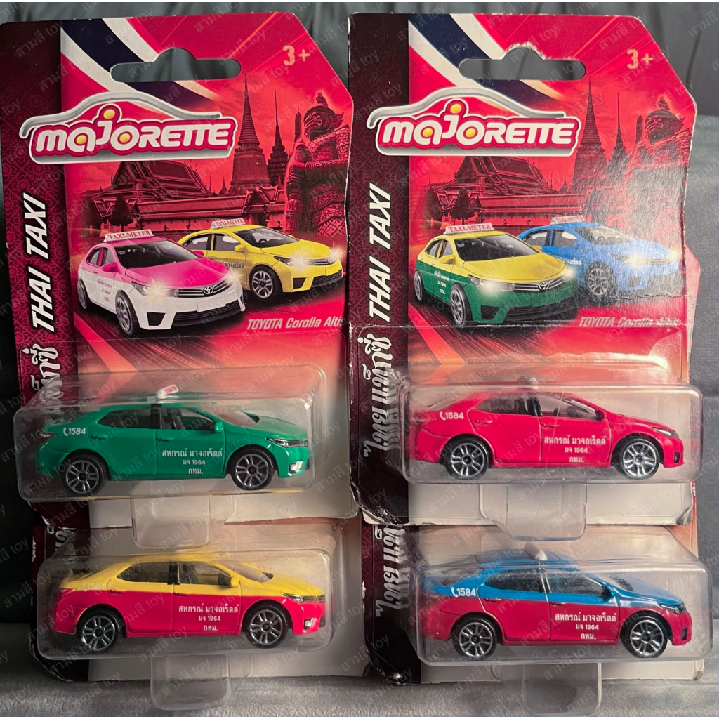 โมเดล รถเหล็ก มาจอเร็ตต์ Majorette Toyota Altis รุ่น Thai Taxi แท๊กซี่ (แพ็คไม่สวย)