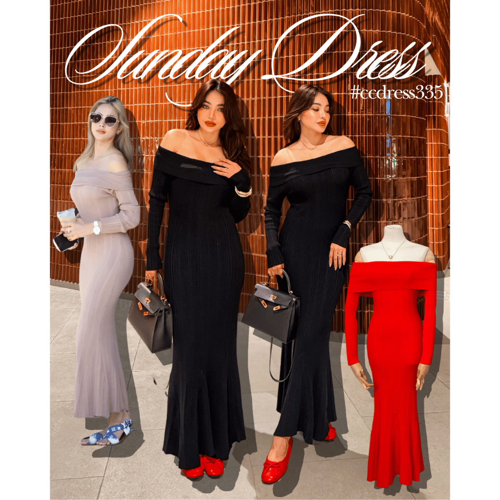 Chuuclothing Sunday dress [สินค้าพร้อมส่ง]