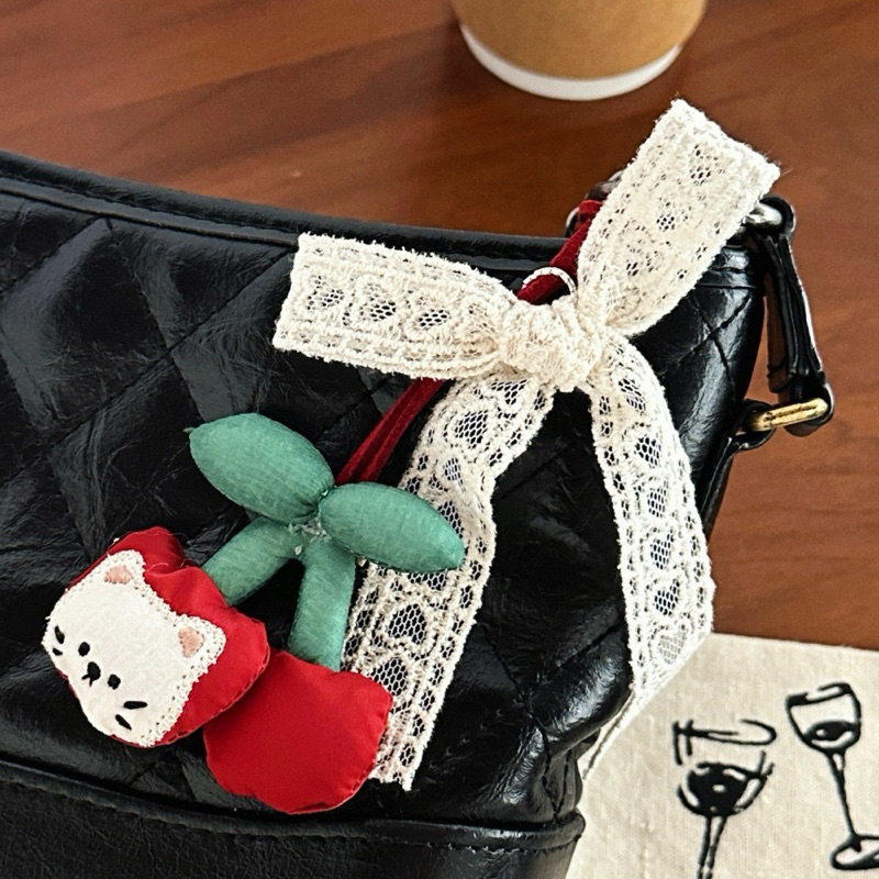*พร้อมส่ง*พวงกุญแจผ้าแบบน่ารัก ห้อยแขวนคริสต์มาส ปีใหม่