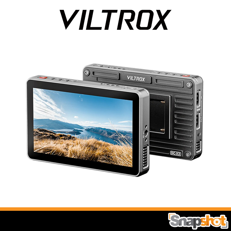 จอมอนิเตอร์ Viltrox DC-X2 (HDMI) ขนาด 6 นิ้ว FHD 2000 Nits Camera Monitor with Battery, Sunshade Hood ประกันศูนย์