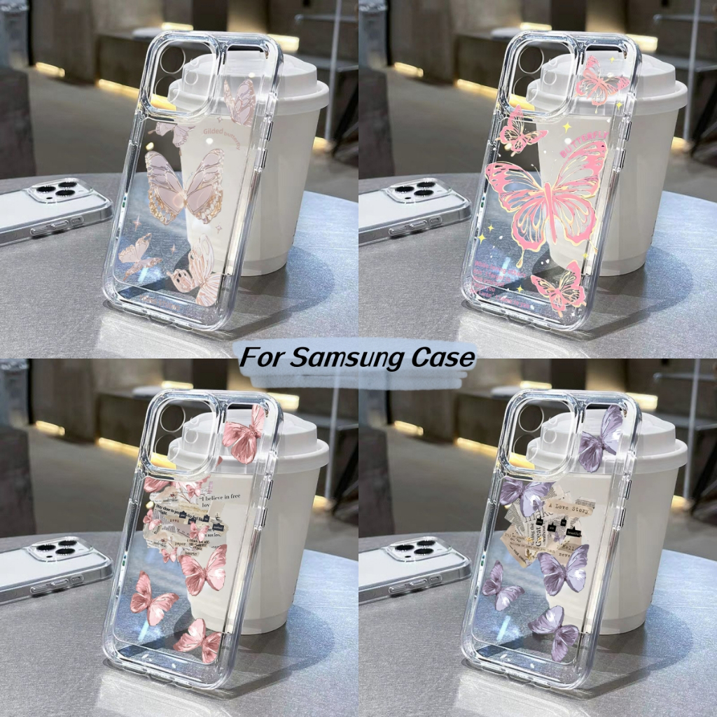 Space Case for Samsung A06 A16 A55 S24 S23 Ultra A54 A15 A05 A05S A34 A24 A22 A23 A14 A35 A53 A12 A32 Clear กันกระแทก