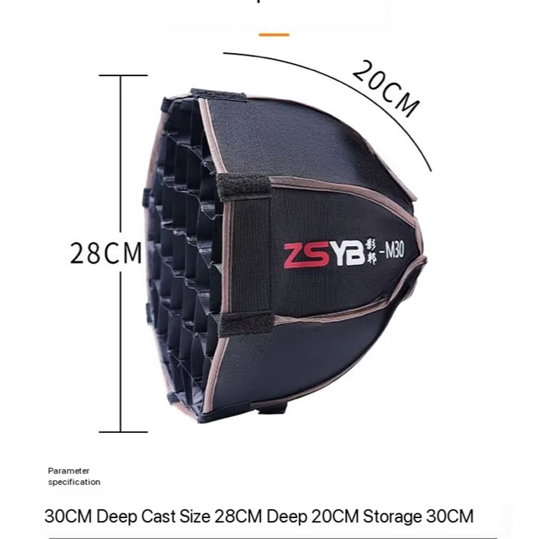 🛵ส่งด่วน ZSYB S100 New ไฟวิดีโอแบบถือ 100W ปรับสีได้ 2700-6500k Sport Light พกพาง่าย