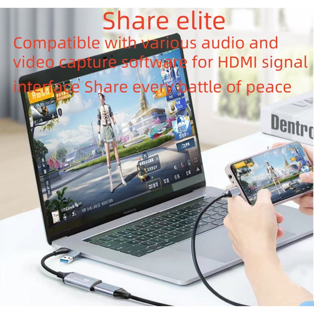 เอชดีเอ็มไอ HD Capture with Loop 4K 1080P Video Capture HD to type c 3.1 Video Capture Card /Mavis Link Audio Video