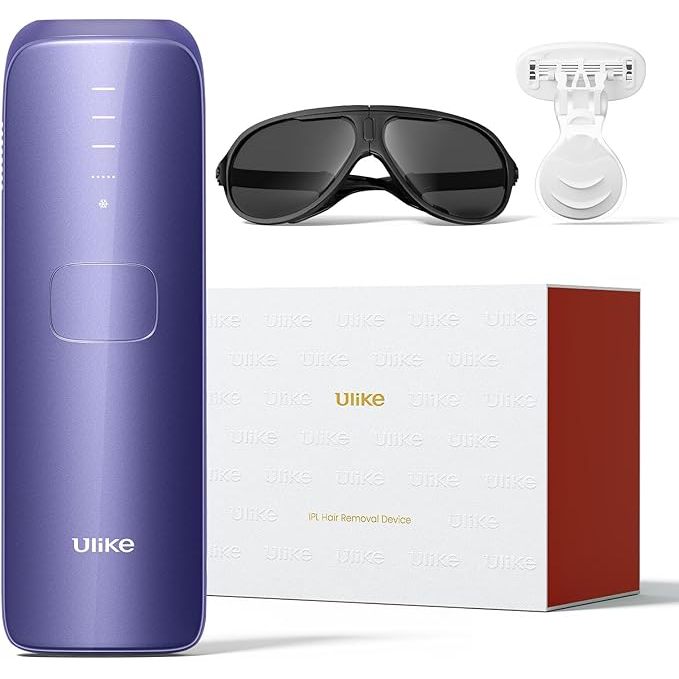 Ulike Sapphire AIR-3 Laser Hair Removal 21J energy with automatic continuous flashes and pain-free