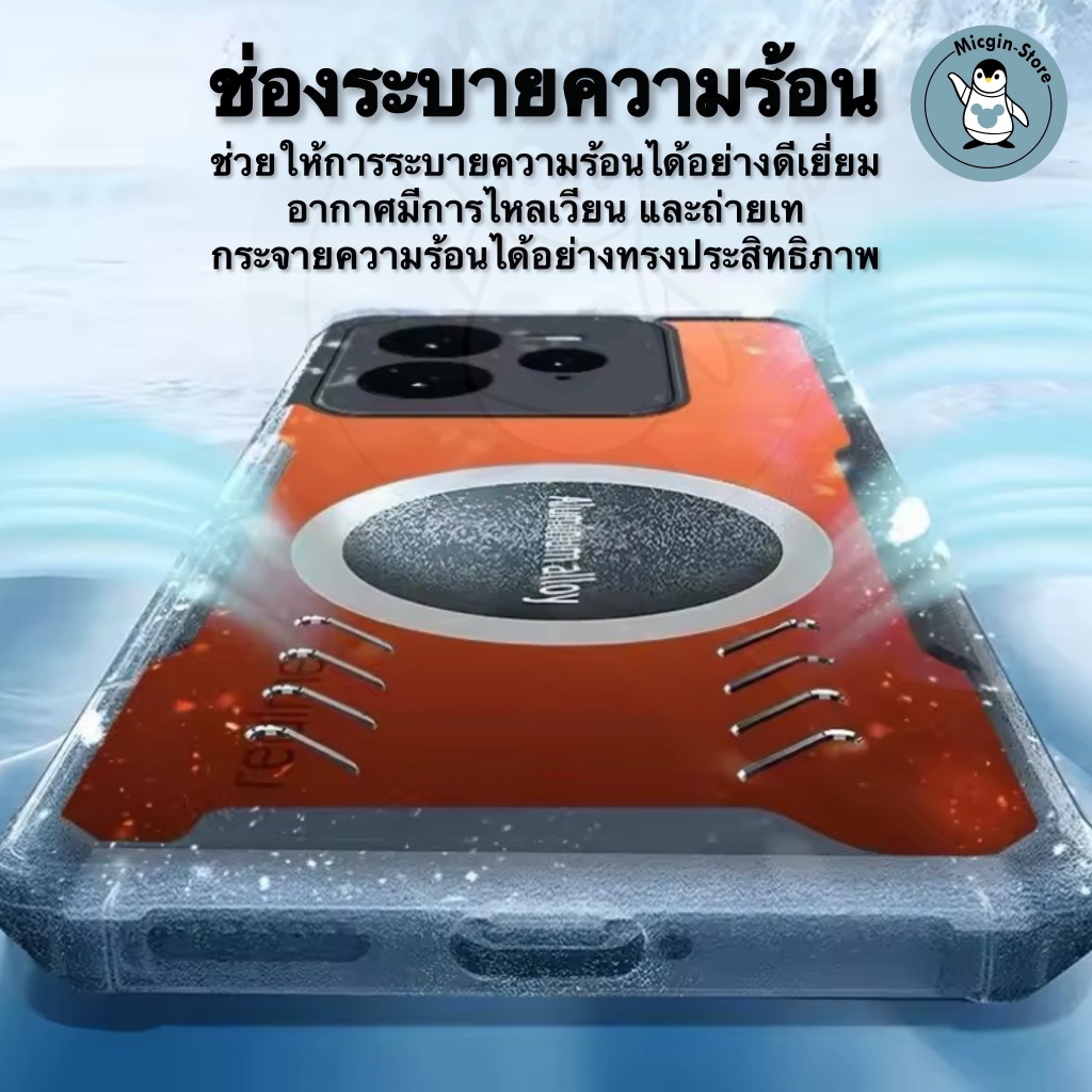 เคส Realme GT 7Pro / GT7Pro / GT 7 Pro 🔥Cooling Case เคสระบายความร้อน เคสแม่เหล็ก ติดพัดลม ส่งจากไทย🇹🇭 - รูปที่ 3