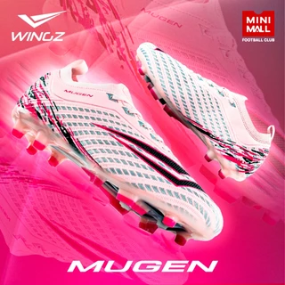 รองเท้าสตั๊ด WINGZ รุ่น MUGEN รองเท้าฟุตบอลหนัง PU น้ำหนักเบา ใส่ได้ทุกสภาพสนาม Wingz x MINI MALL