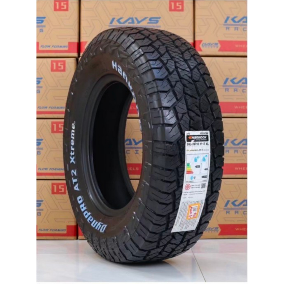 18 2024 ยางรถยนต์ขอบ 15 hankook AT2x ราคา1เส้น 265/60R18