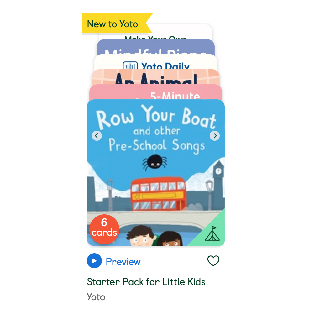 Yoto Card พร้อมส่ง แบบ Packs