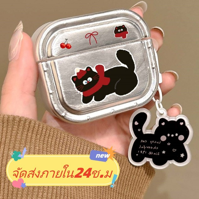 จัดส่งภายใน24ชั่วโมง เคส Airpods 4 3 2 1 Soft Case Airpods pro ลายแมวน่ารัก การป้องกันการตก Airpod gen 3 สินค้ายอดนิยม