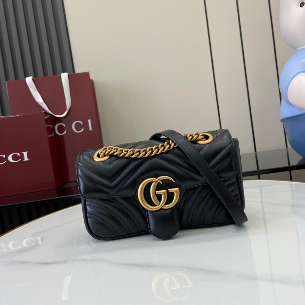 New​ Gucci Marmont shoulder bag​ VIP​ 22cm