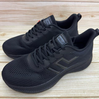 Baoji BJM 1122 / 1122A รองเท้าผ้าใบชาย รองเท้าสนึกเกอร์ บาโอจิ (41-47) สีดำ/ดำขาว ซห/ซป