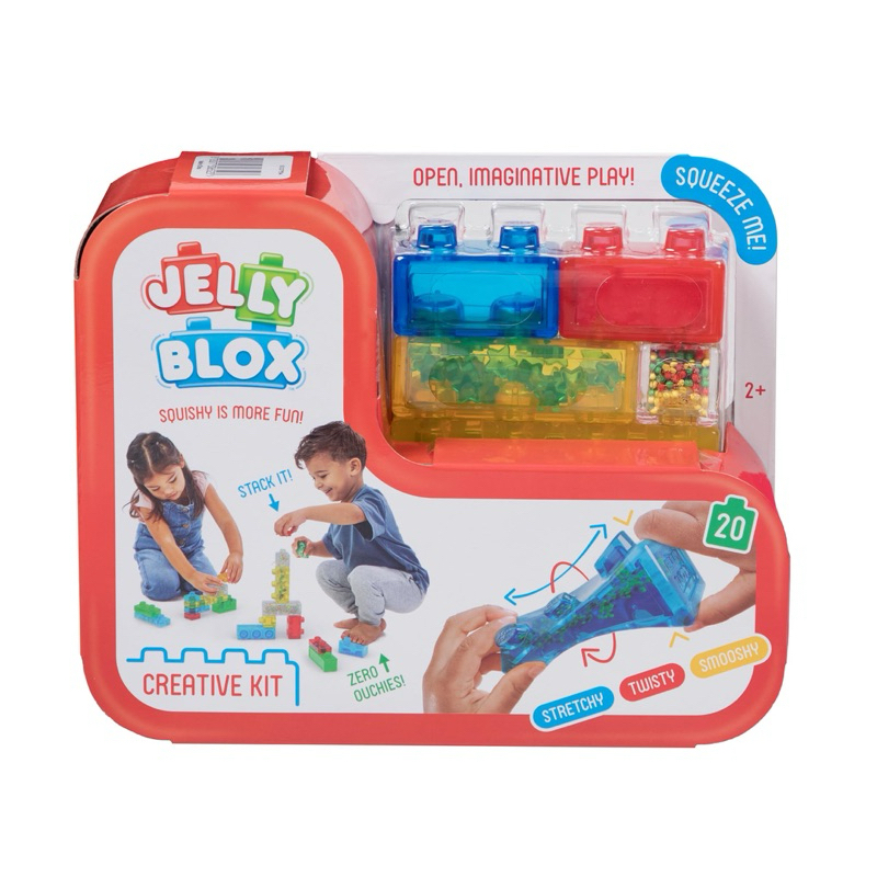 (ของแท้100%) Goliath Jelly Blox Creative Kit | Includes 20 Blocks เลโก้นิ่ม สำหรับเด็ก