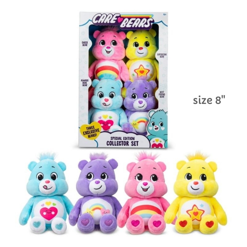 ตุ๊กตาแคร์แบร์ Care Bears #พร้อมส่ง นำเข้าจาก อเมริกา Care Bears 4-Pack Treasure Box
