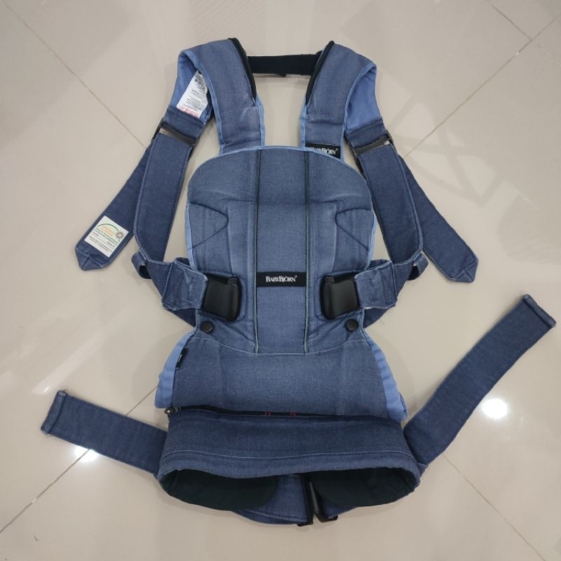 Baby Bjorn Carrier One Denim Blue 💙 เป้อุ้มเด็กมือสอง 0-3ขวบ