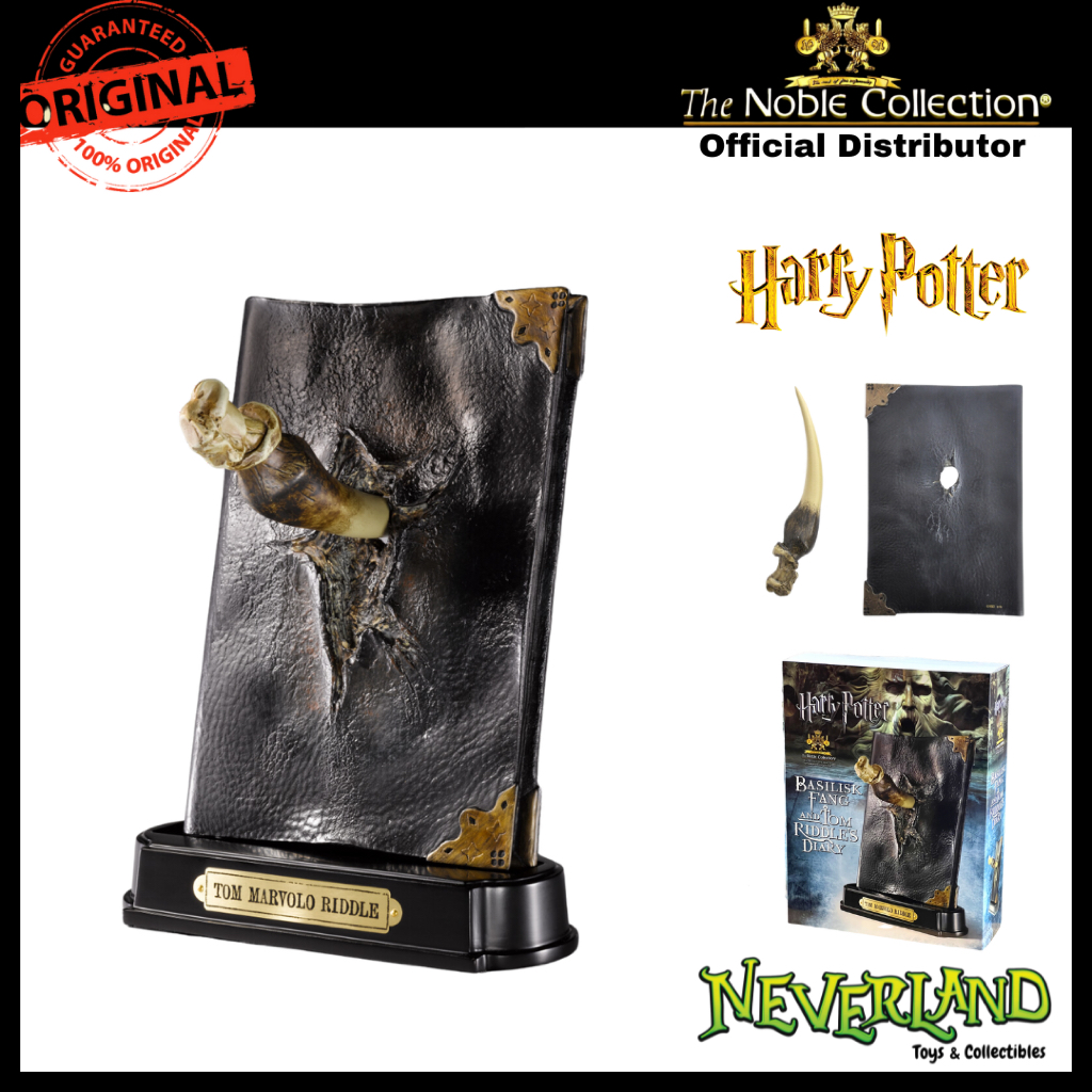 Harry Potter Basilisk Fang and Tom Riddle Diary The Noble Collection
