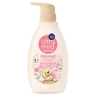 ULTRA MILD INNOCENCE 380ML. อัลตร้ามายด์ บาย เบบี้มายด์ ออร์แกนิค มอยส์เจอไรซิ่ง ชาวเวอร์ มิลค์ อินโนเซ้นส์ 380 มล.