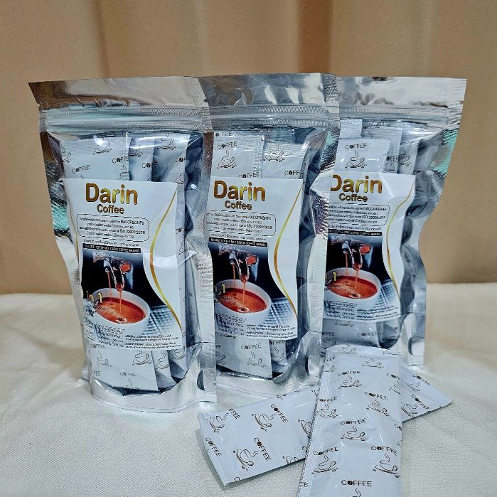 (หมดอายุ 20/11/2026) Darin Coffee กาแฟคุมหิว (1แพ็ค) อิ่มนาน ลดทานจุกจิก ไม่มีน้ำตาล ไขมัน0%