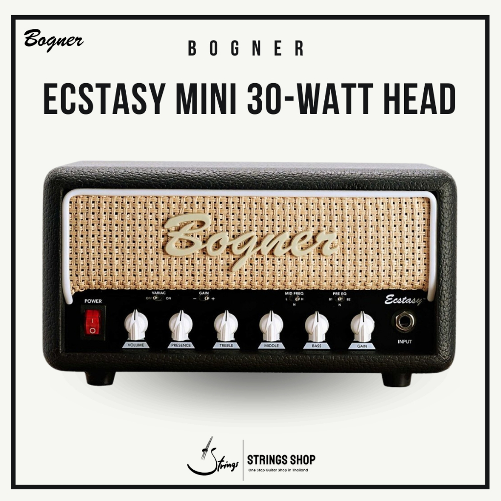 หัวแอมป์กีตาร์ Bogner Ecstasy Mini 30-watt Head