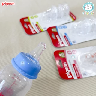 Pigeon พีเจ้น จุกนมซิลิคอน รุ่นคลาสสิค ไซส์ S/M/L (คอแคบ)