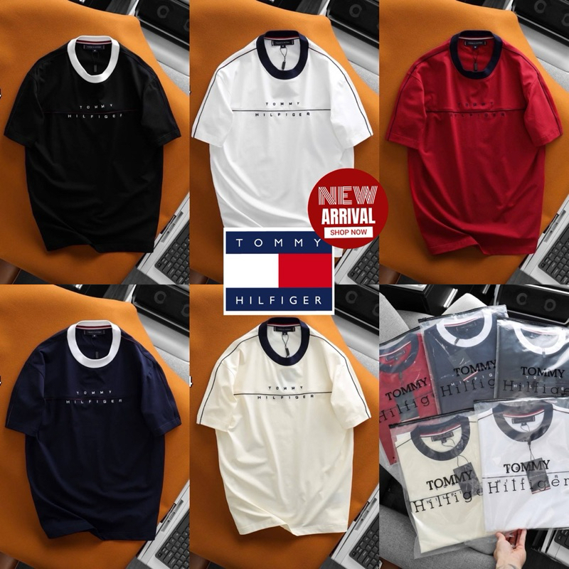 Tommy Hilfiger Basic T-shirt เสื้อยืดคอกลม cotton งานสวย ตรงปก ส่งไวจากไทย