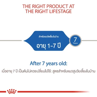 Royal Canin Indoor 4 kg. อาหารแมวแบบเม็ดสำหรับแมวโตอายุ 1-10 ปี ที่เลี้ยงในบ้าน หมดอายุปี 2027
