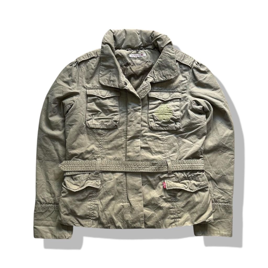 Levis Military Hooded Jacket รอบอก 43”